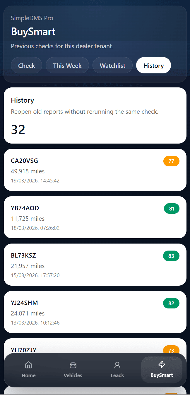 Reopen every decision instantly