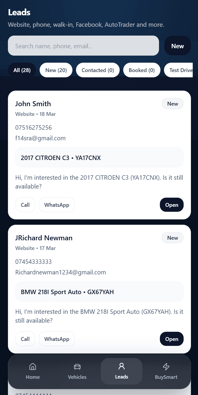 Turn enquiries into deals faster